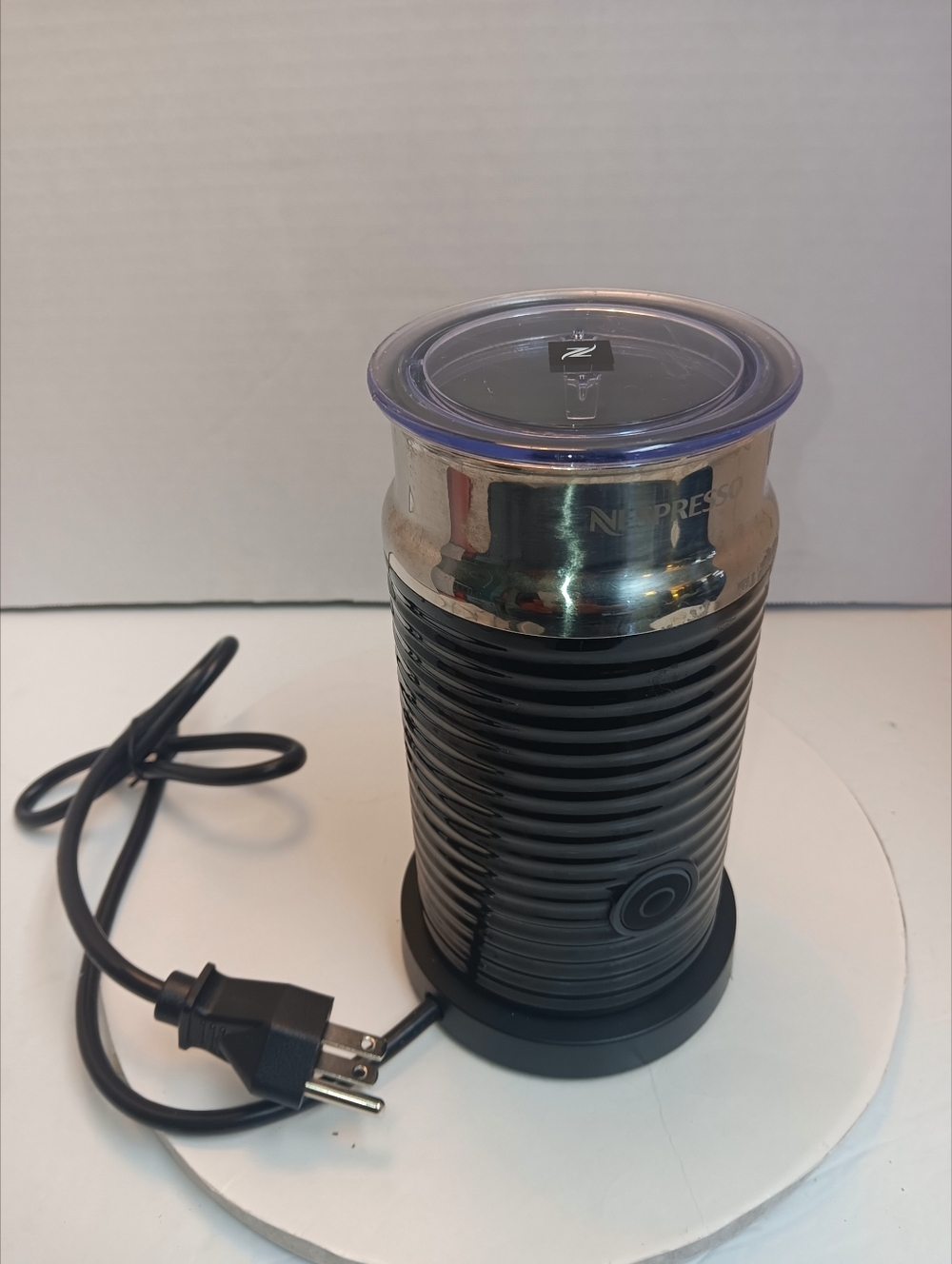 Nespresso Aerocinno 3 Black Electric Milk Frother Model 3594